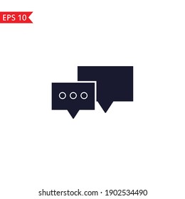 Communication modern chat icon Vector