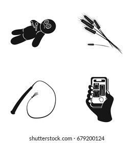 communication, nature, progress and other web icon in black style.phone, smartphone, information, icons in set collection.