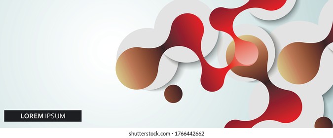 Communication network. Abstract geometric background. Social network. Business design. Polygon vector concept network connection and DNA atom