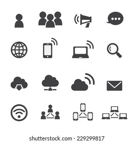 communication and network icon