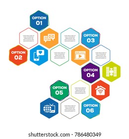 Communication and Network Insurance Infographic Icons