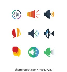 Communication Network Social Chat Logo Icon Vector