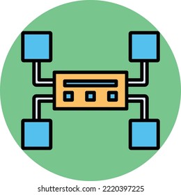 communication network Vector icon which is suitable for commercial work and easily modify or edit it
