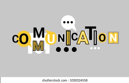 Communication And Networking Web Banner Abstract Template Background Vector Illustration