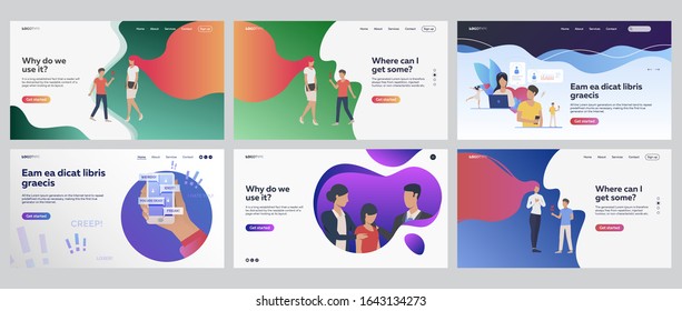 Presentation Slide Layout Background Design Template Stock Vector ...