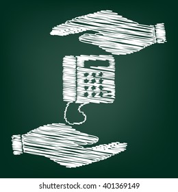 Communication or phone sign