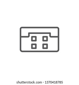 Communication, phone vector icon. Element of phone for mobile concept and web apps illustration. Thin line icon for website design and development. Vector icon