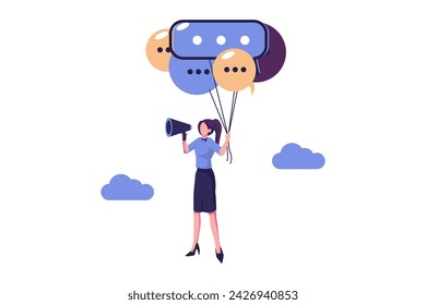 Communication or PR, Public Relations manager to communicate company information and media, announce sales or promotion concept