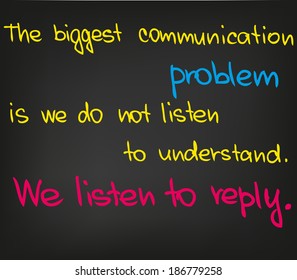 Communication problem