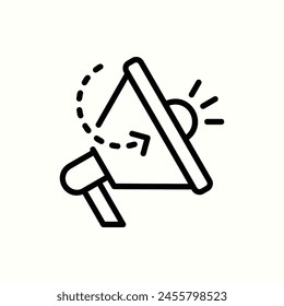 communication, promote icon, isolated icon in light background, perfect for website, blog, logo, graphic design, social media, UI, mobile app