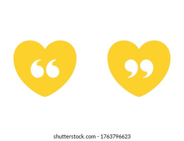 communication quotes inside hearts design, Message discussion conversation and chatting theme Vector illustration