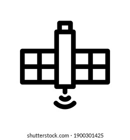 communication satellite icon or logo isolated sign symbol vector illustration - high quality black style vector icons
