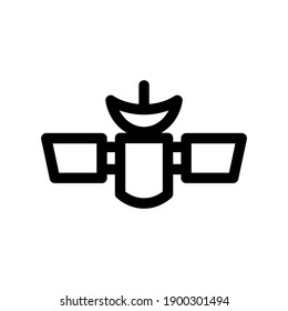 communication satellite icon or logo isolated sign symbol vector illustration - high quality black style vector icons
