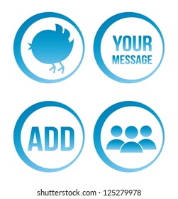 communication seal over white background. vector
