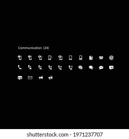 communication sector used vector file