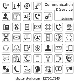 Communication Service Icons
