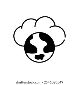 Servicios de comunicación Icono de Vector Ilustración de stock