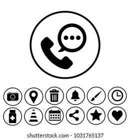 communication sign icon