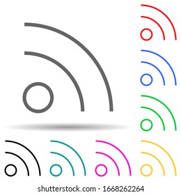 Symbol für Kommunikationszeichen. Element des einfachen Icons für Webseiten, Webdesign, mobile App, Infografiken. Dick-line-Symbol für Website-Design und -Entwicklung, App-Entwicklung
