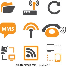 communication signs. vector