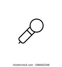 communication simple line vector icon