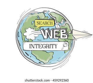 COMMUNICATION SKETCH Integrity TECHNOLOGY SEARCHING CONCEPT
