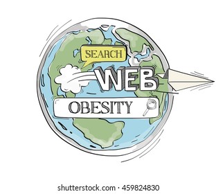 COMMUNICATION SKETCH OBESITY TECHNOLOGY SEARCHING CONCEPT