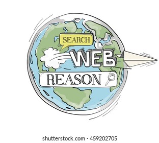 COMMUNICATION SKETCH Reason TECHNOLOGY SEARCHING CONCEPT