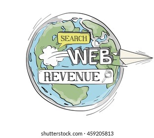 COMMUNICATION SKETCH Revenue TECHNOLOGY SEARCHING CONCEPT