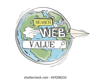 COMMUNICATION SKETCH Value TECHNOLOGY SEARCHING CONCEPT