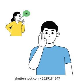communication and skill development illustration concept