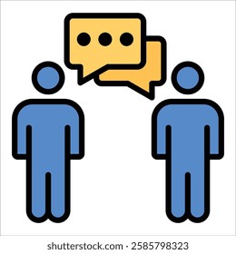 Communication Skills Icon Element For Design