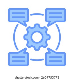 Communication Skills Icon Element for Design