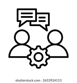 Communication Skills Icon Element For Design