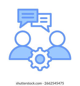 Elemento Ícone De Habilidades De Comunicação Para Design