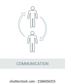 Communication - Soft Skill Icon, It is easy to edit high resolution and vector image
