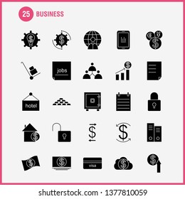 Communication Solid Glyph Icons Set For Infographics, Mobile UX/UI Kit And Print Design. Include: Mic, Recording, Record, Audio, Monitor, Computer, Screen, Share, Collection Modern Infographic Logo an
