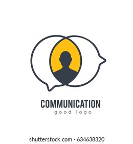 Communication Speak Bubble Logo Icon Design 