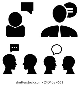 Communication and Speech Bubble Icons 