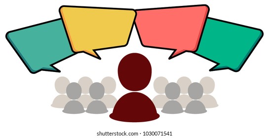 Communication Speech bubbles Infographic template. For graphic design, presentation.