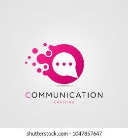 Communication symbol. Speech Bubbles. Consulting agency. Chat. Social media icon. Vector illustration