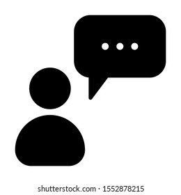 communication talk bubble icon vector