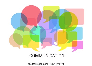 Communication Talking Concept,colorful icon, vector design