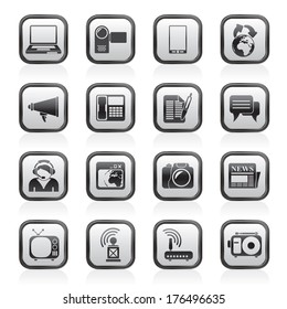 Communication and Technology icons - Vector Icon Set
