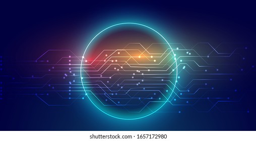 Kommunikationstechnologie für das Internet-Geschäft. Globales Netzwerk und Telekommunikation auf der Erde Kryptowährung und Blockchain.