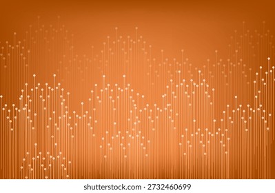 Tecnología de la comunicación para el negocio de Internet. Red mundial global y telecomunicaciones en criptomoneda terrestre. Vector abstracto Visualización de big data en 3D.
Diseño estético de infografías futuristas. Complejidad de la información visual. Diagrama de hilos de datos intrincados. Representación de redes sociales o análisis de negocios.