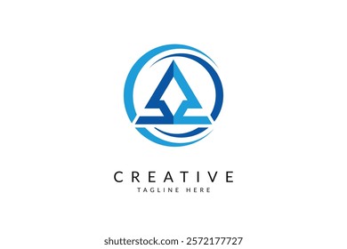 Communication technology logo design vector.