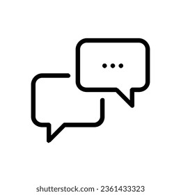 símbolo de chat web de texto de comunicación