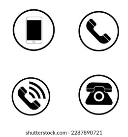 communication tool icons or symbols in vector