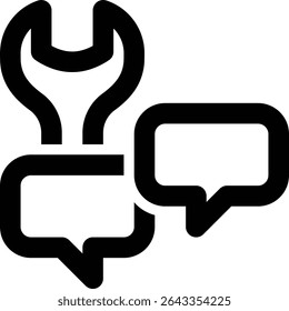 Herramientas de comunicación, Comunicaciones, Chatear Outline Icon